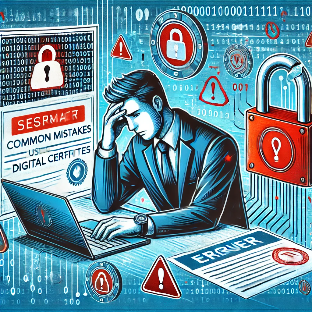 Os Erros Mais Comuns ao Usar Certificados Digitais
